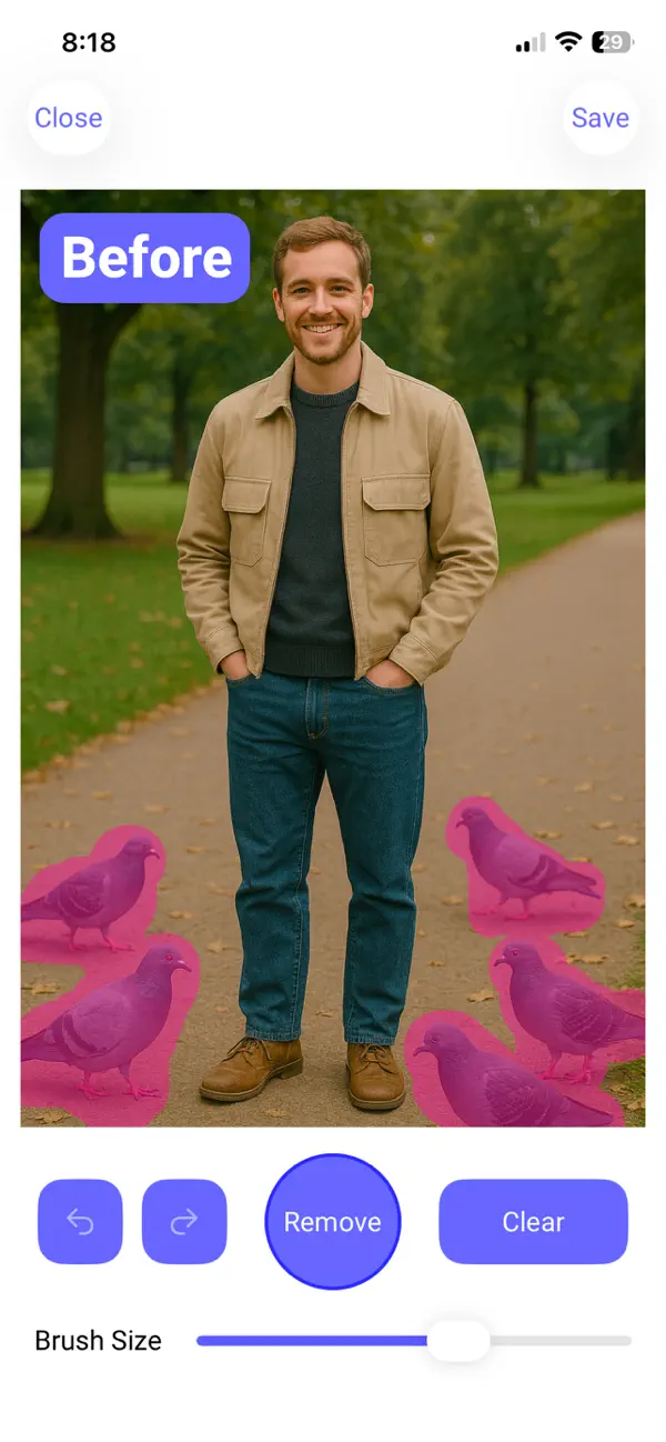 #3. Remove Objects - Remove AI (iOS) Podle: Ariel Ortiz