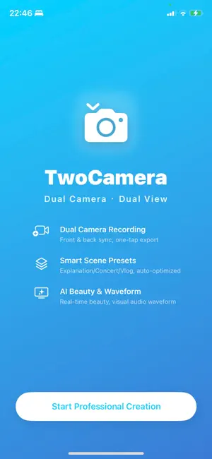 TwoCamera screenshot 1