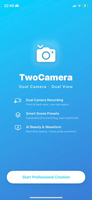 TwoCamera Screenshot 1 of 10