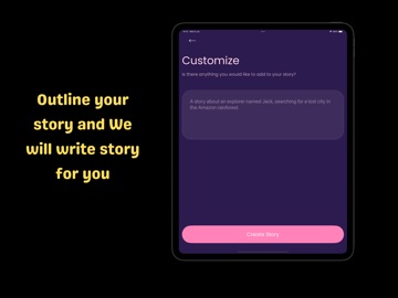 StoryMate - AI Story Generator iPad screenshot