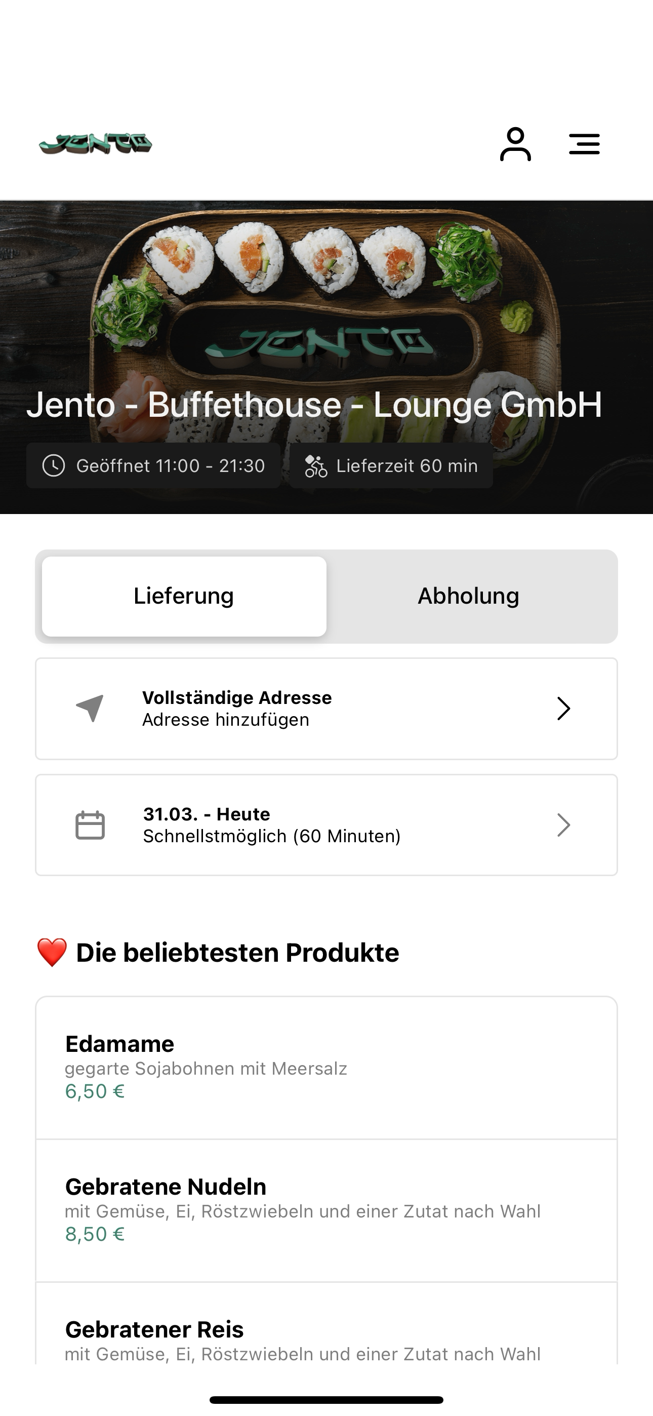 Jento - Buffethouse - Lounge