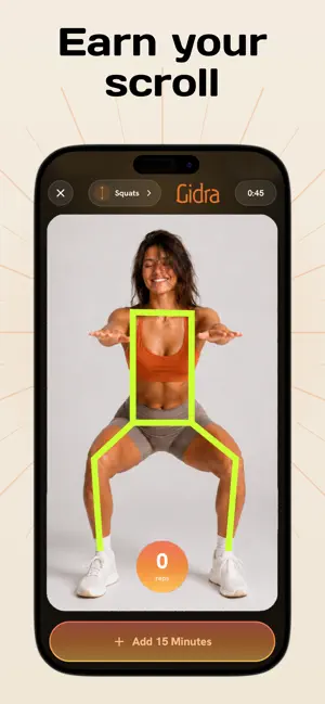 Gidra: Workouts & Screen Time screenshot 2