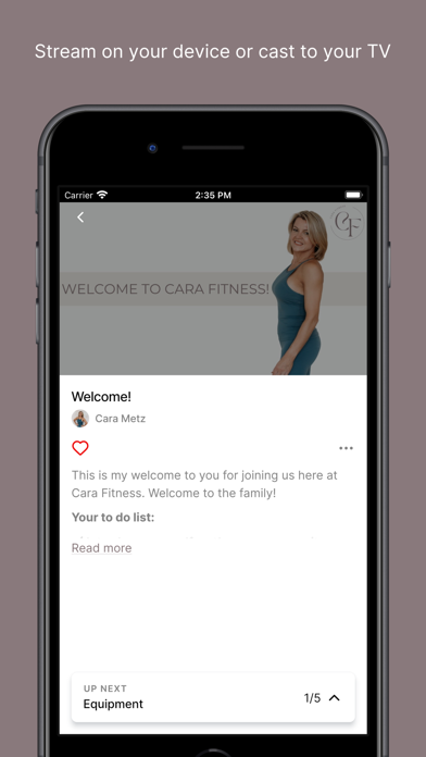 Cara Fitness Screenshot