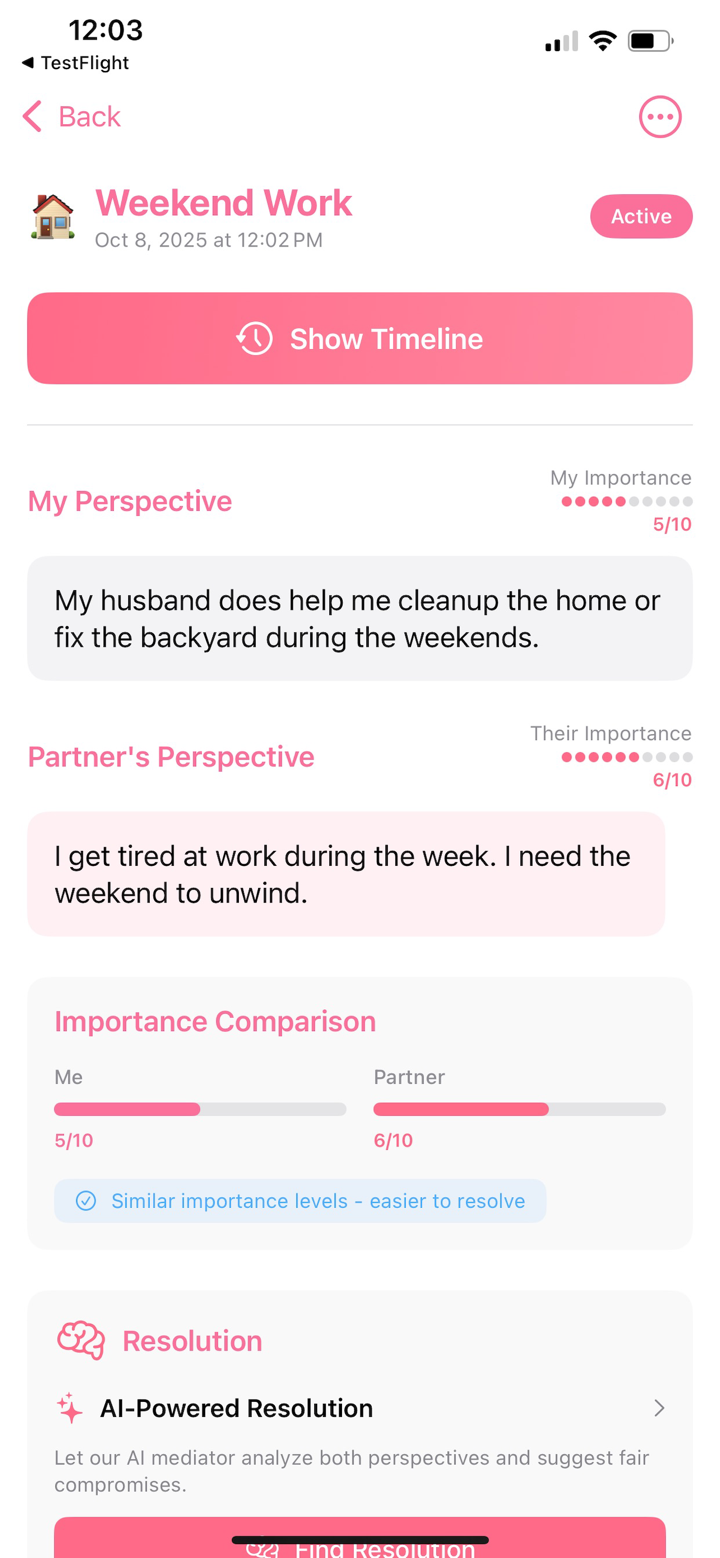 WeBoth - Couples AI Mediator screenshot 5
