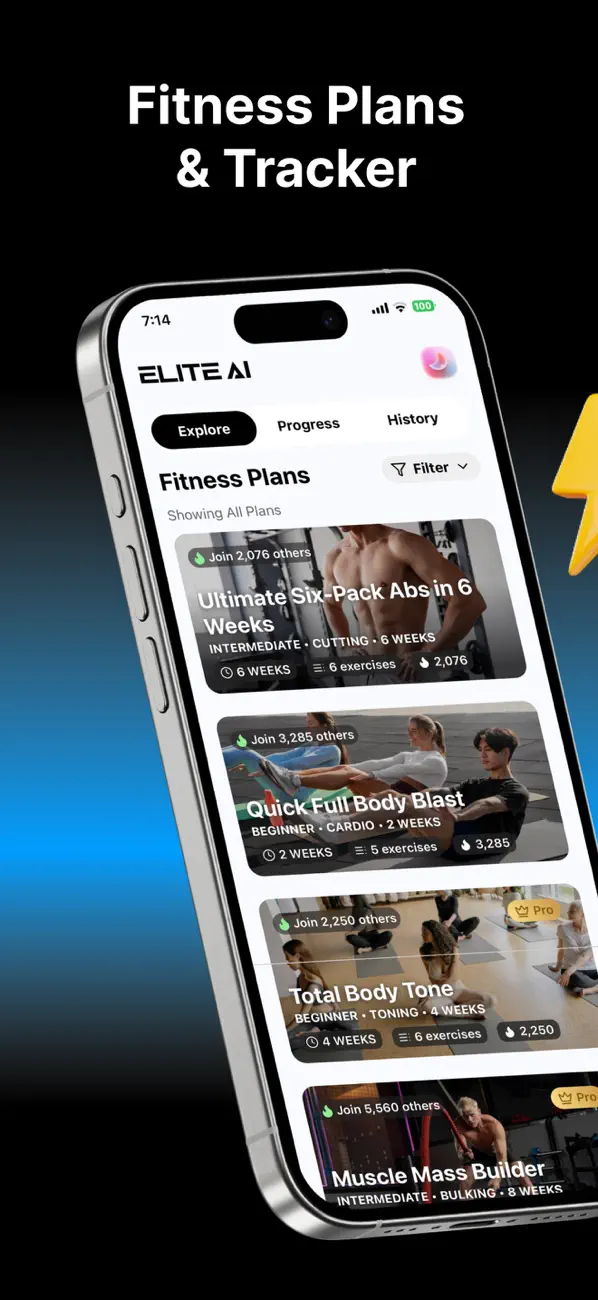 Screenshot #2 pour ELITE AI: Gym Smart Tracker