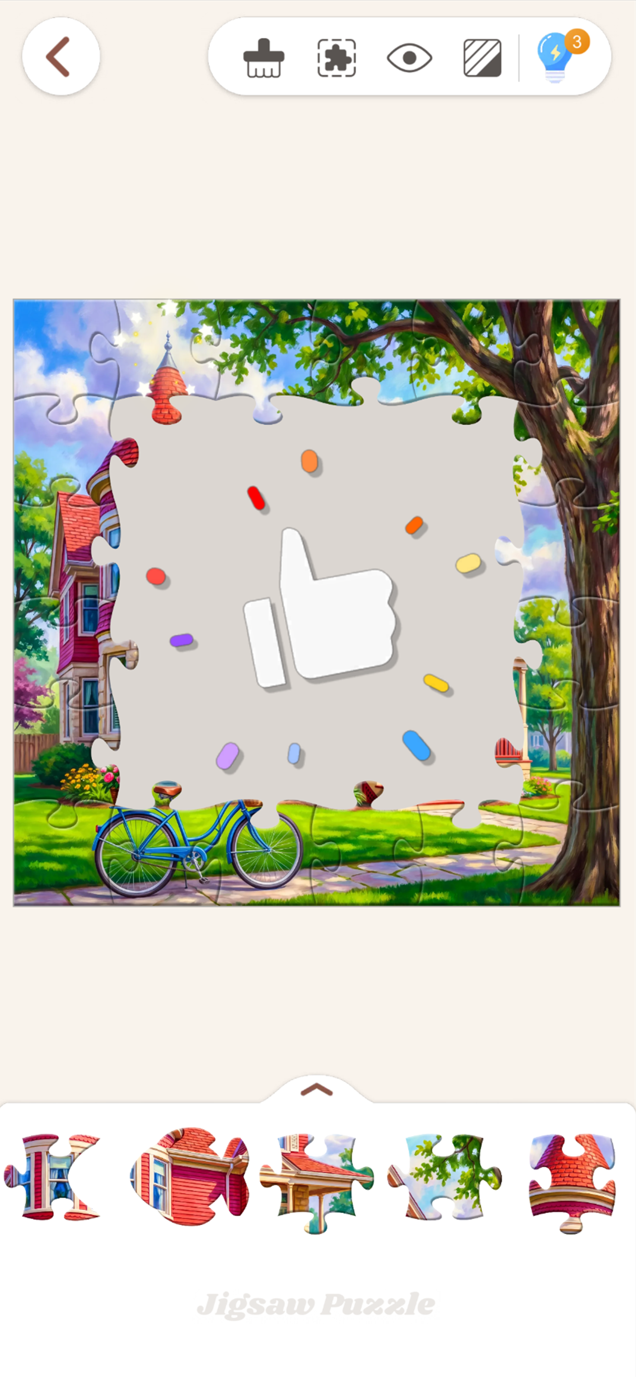 House Jigsaw Puzzle Game