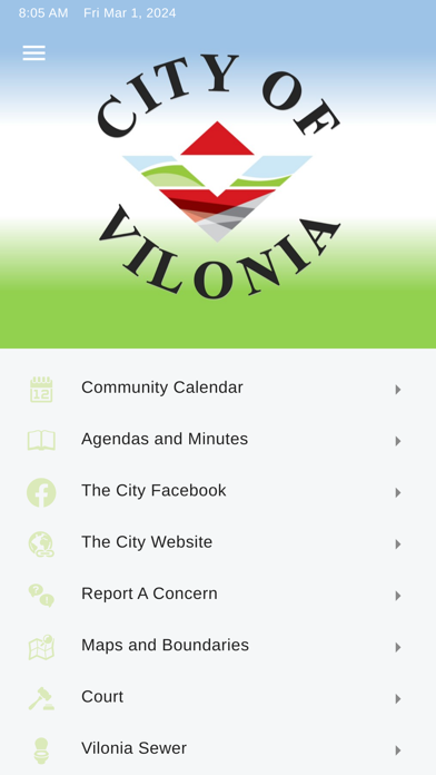 Screenshot 1 of Connect Vilonia App