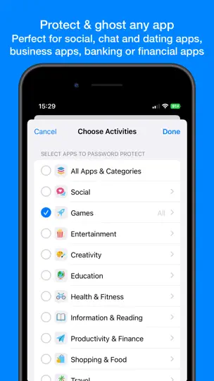 AppLocker • Passcode Lock Apps iPhone Ekran Görüntüsü 3