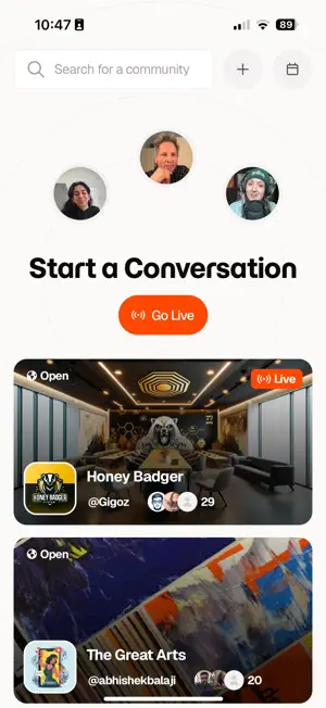 TapIn - Live Community screenshot 1