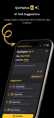 QuirkPlus: AI Day Planner Screenshot 1 of 10