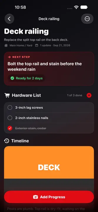 Hold My Place screenshot 3