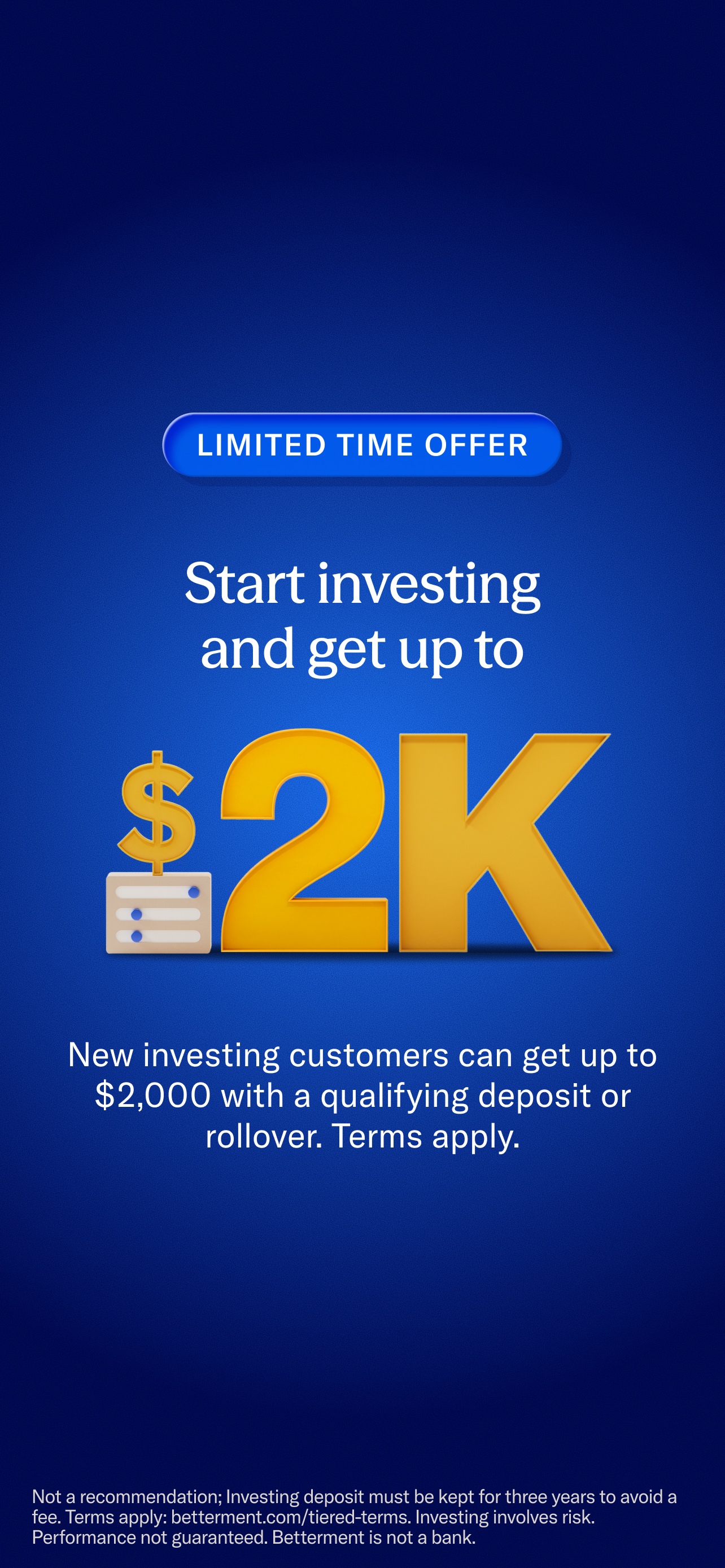 Betterment Invest & Save Money screenshot 4