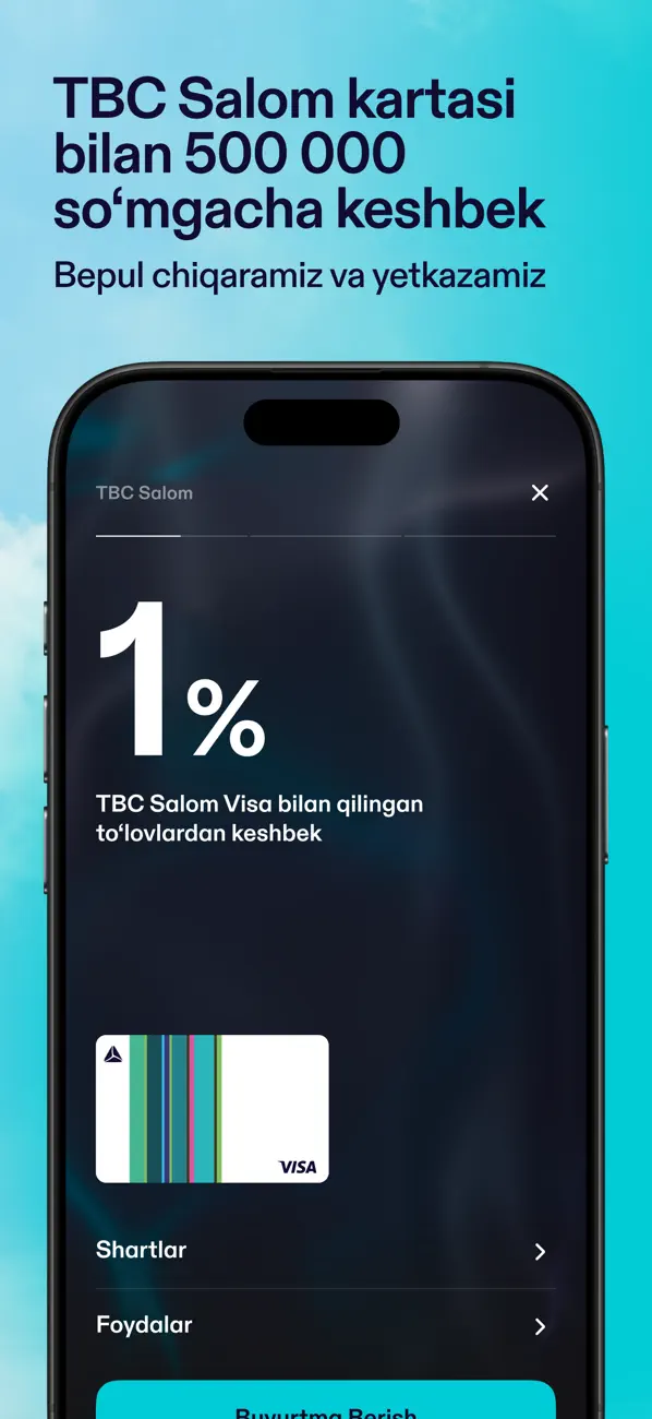 Screenshot #2 pour TBC Bank Uzbekistan