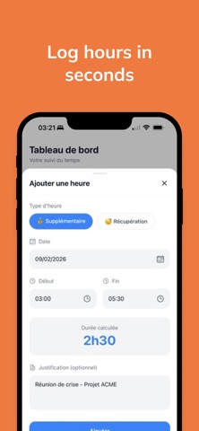 Clocky – Work Hours Tracker Screenshot 3 of 6