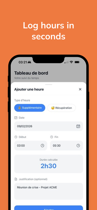 Clocky – Work Hours Tracker Screenshot 3 of 6