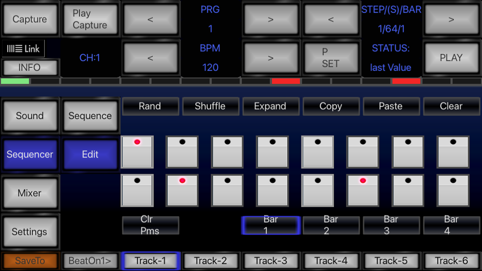 #1. 6X806 Drum Synth Loop Maker (iOS) 由: Rob Wilmot