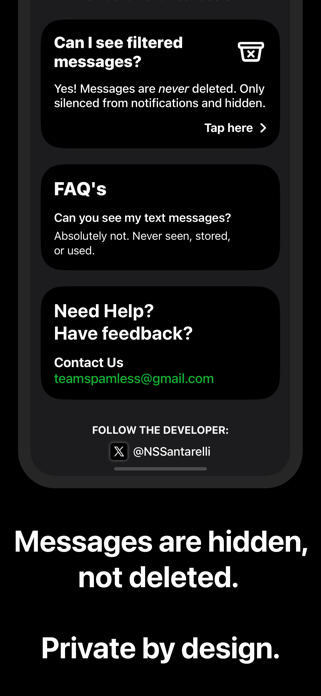 SpamLess Screenshot 2 of 3