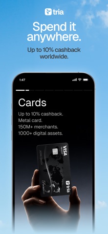 Tria: Crypto & Cards Screenshot 2 of 7