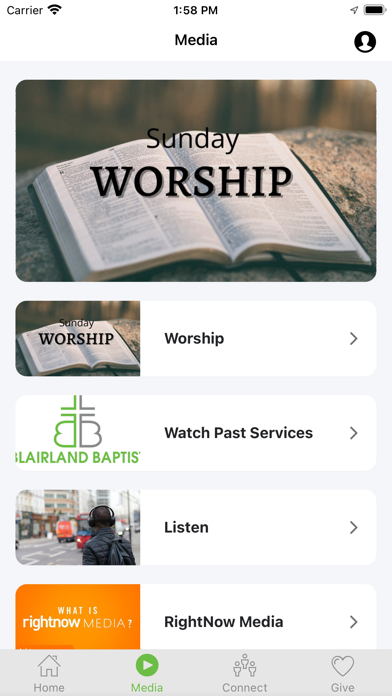 Blairland Baptist Church TN Screenshot