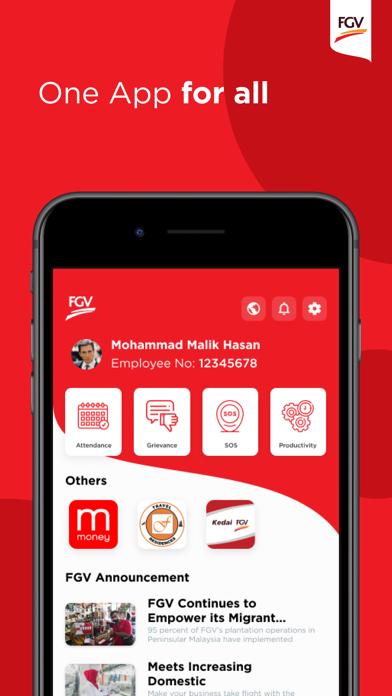 FGV App Screenshot