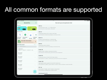 Barcode Flow iPad screenshot