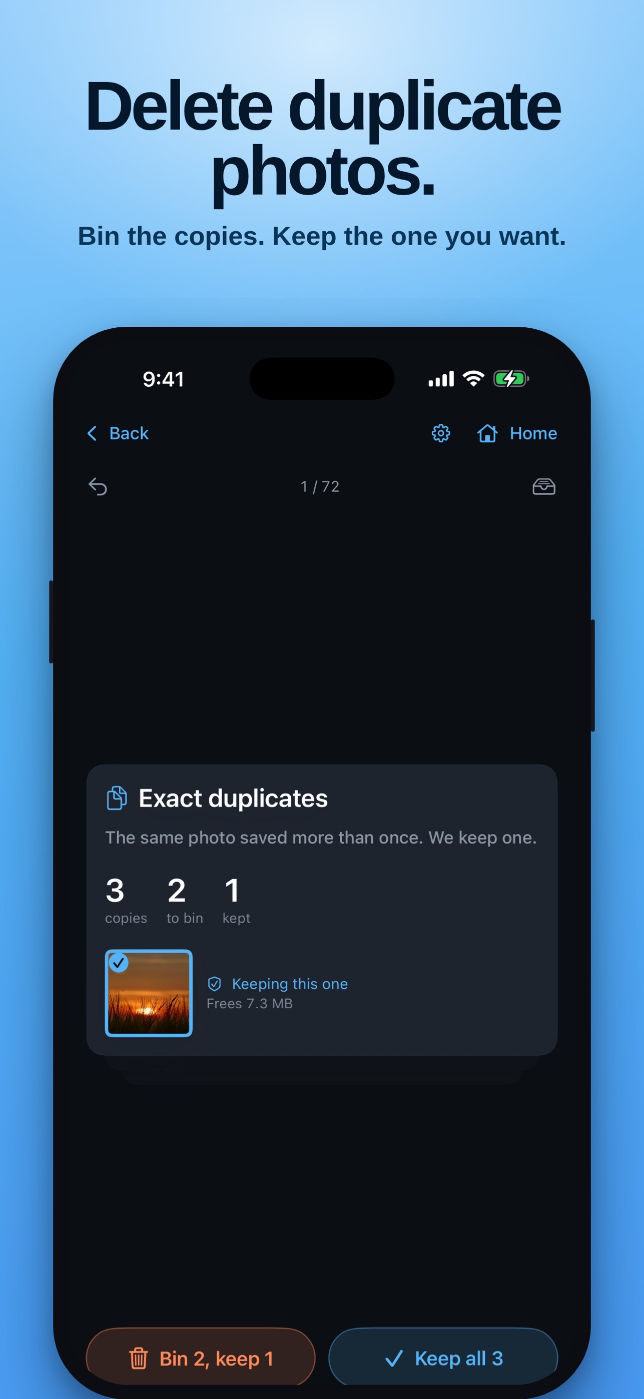 Screenshot 2 of CleanSwipe: Clean Up Storage