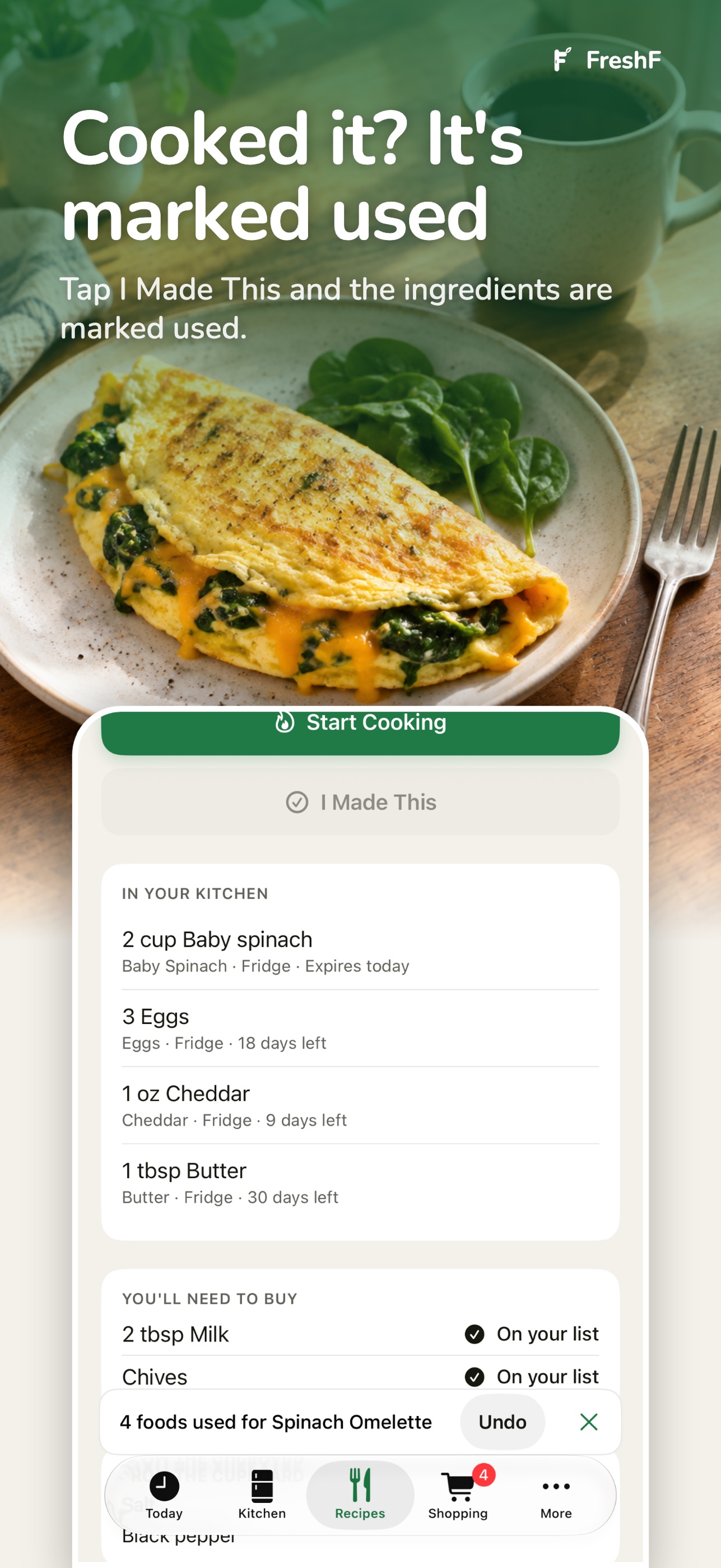 Screenshot 3 of FreshF: Fridge Tracker