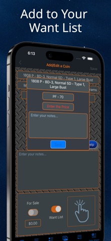 Capped Bust Half Eagle iPhone screenshot