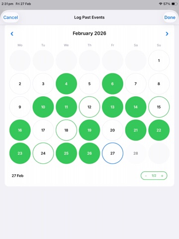 Tia Tracker: Track Everything iPad screenshot