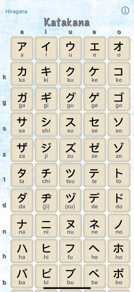 Kana - hiragana + katakana - Education App | MWM