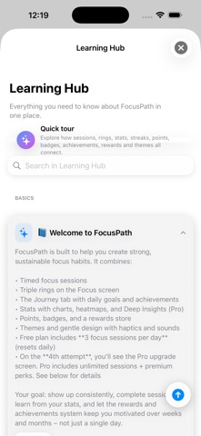 FocusPath screenshot