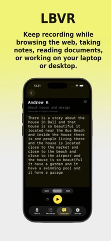 LBVR: Sound & Voice Recorder Screenshot 3 of 3