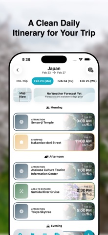 Mornden: Itinerary Planner Screenshot 5 of 9