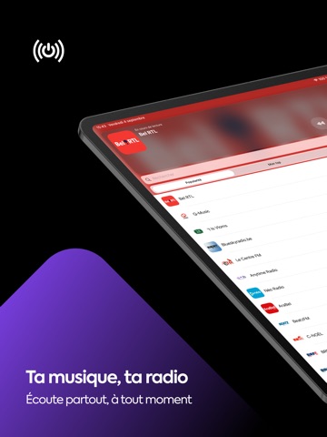 Radio BE: Tuner FM Belgique