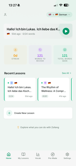 Zollang: Learn Languages Screenshot 5 of 8