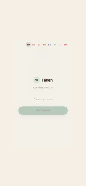 Taken - a daily log screenshot 1