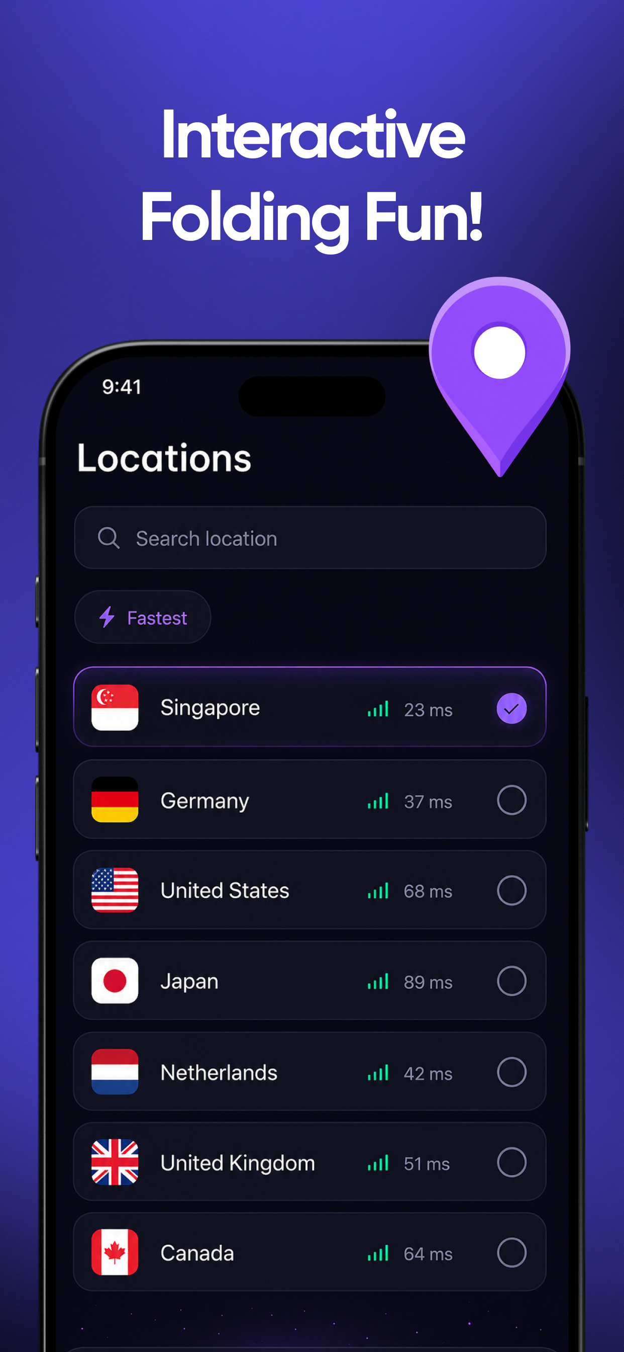 Orion VPN: Paper Garden screenshot 3