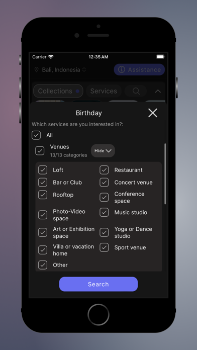 EventMaker Vendors Screenshot