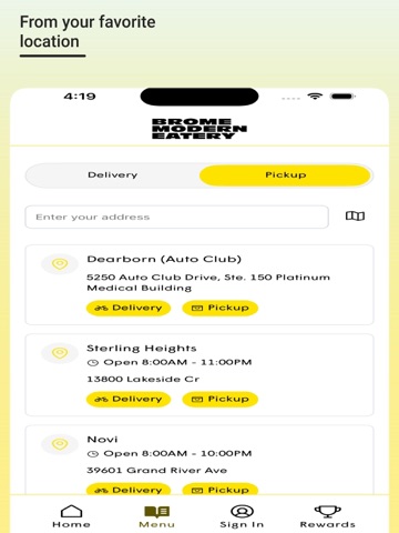App screenshot