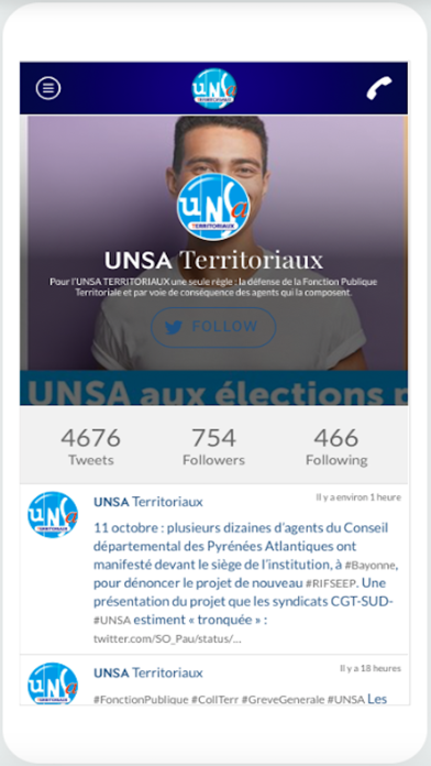 Screenshot #3 pour UNSA Territoriaux