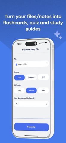 Quibly: AI Quiz & Flashcard screenshot