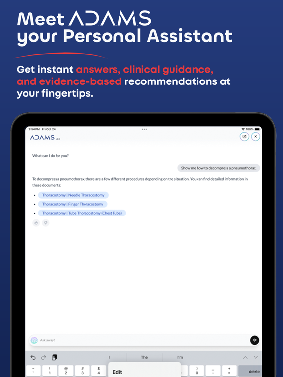 Paratus Medical iPad screenshot 3 - Medical app