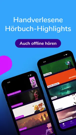 Screenshot von Audioteka Hörbücher App auf dem iPhone 8
