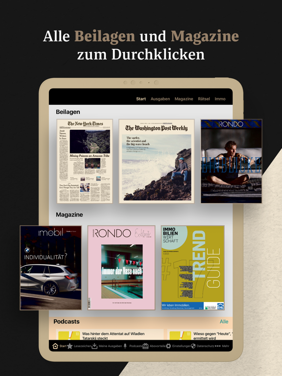 ePaper DER STANDARD iPad screenshot 5 - News app
