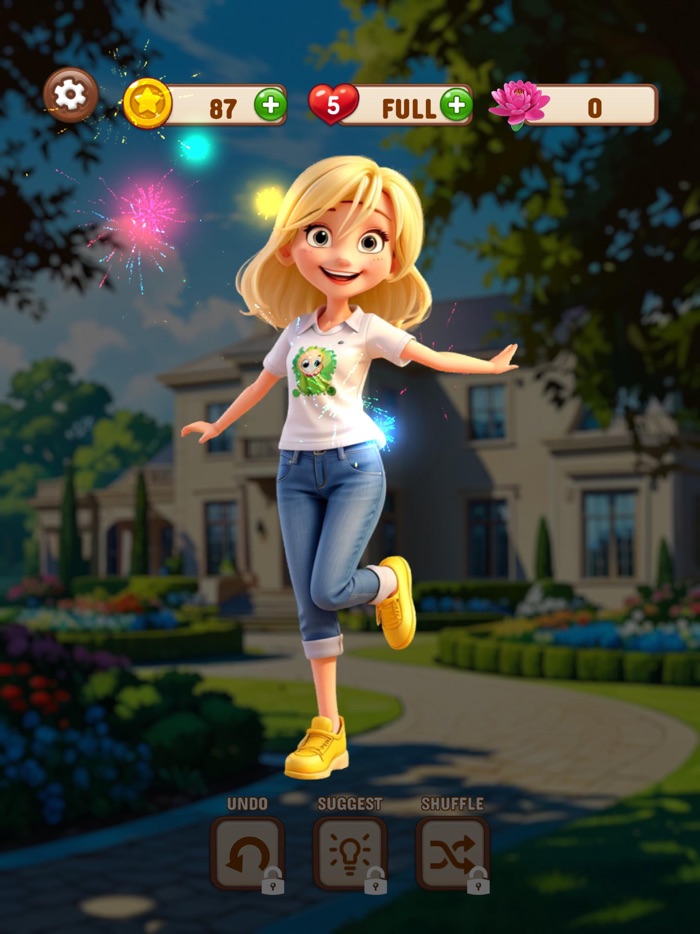 Lillys Garden Match 3 Tiles