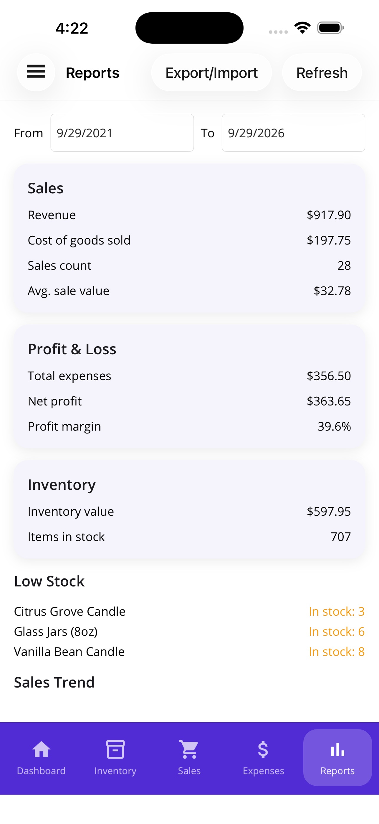 Screenshot 4 of Stock & Flow