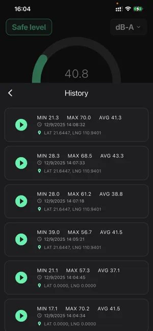 dB Meter sound level screenshot 3
