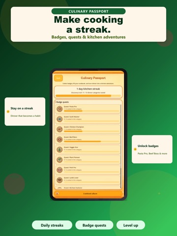 What's 4 Dinner: Spin & Cook iPad screenshot