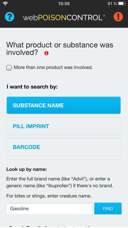 webPOISONCONTROL® Poison App