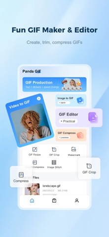 PandaGIF: GIF Maker & Editor Screenshot 1 of 6